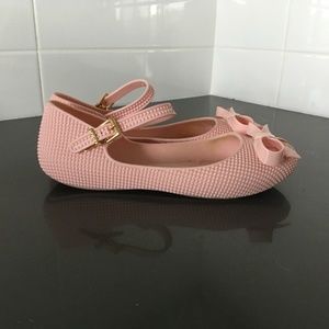 Melissa Pink Bow Maryjanes in Size 7